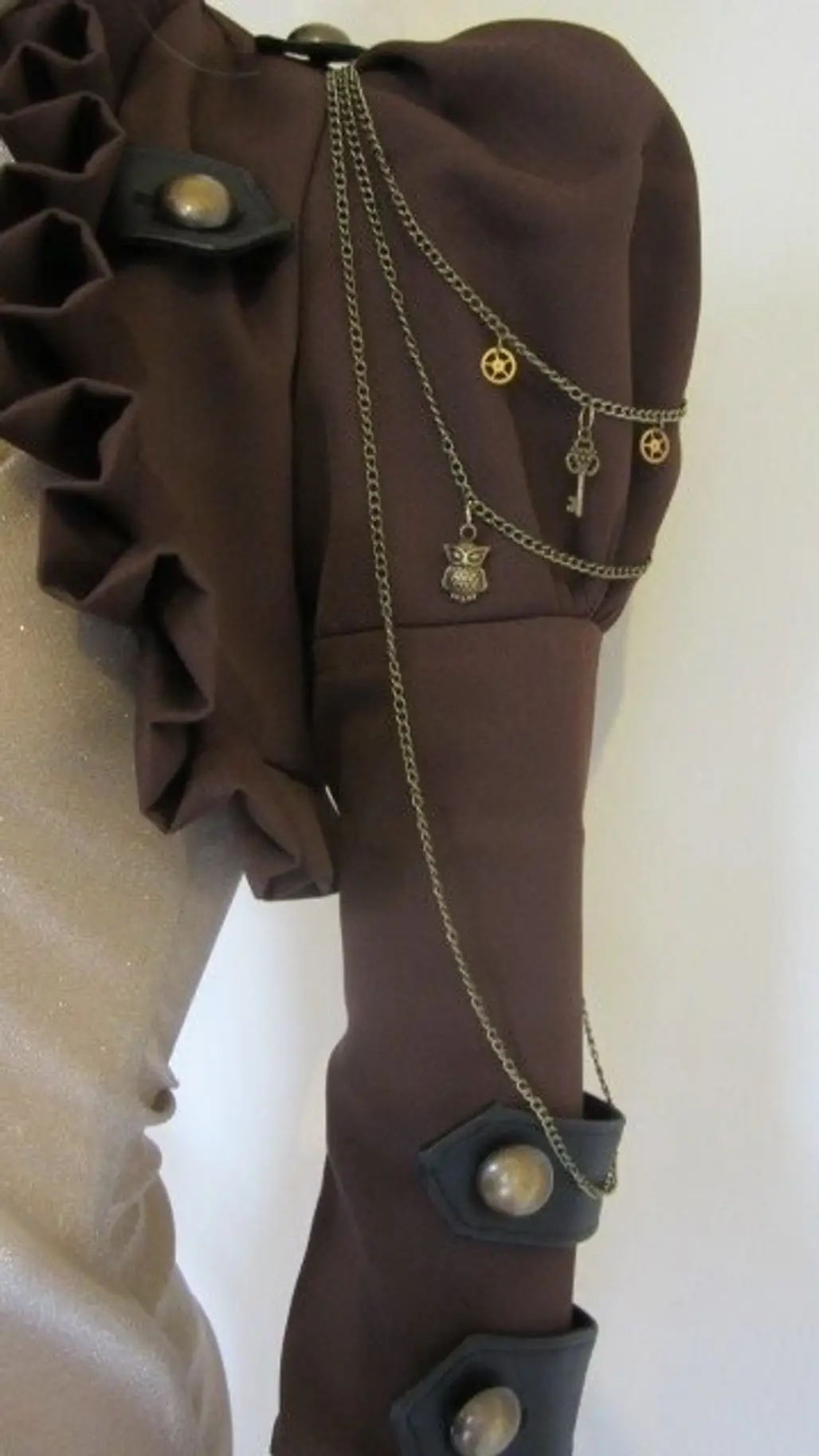 Brown Steam Bolero Jacket