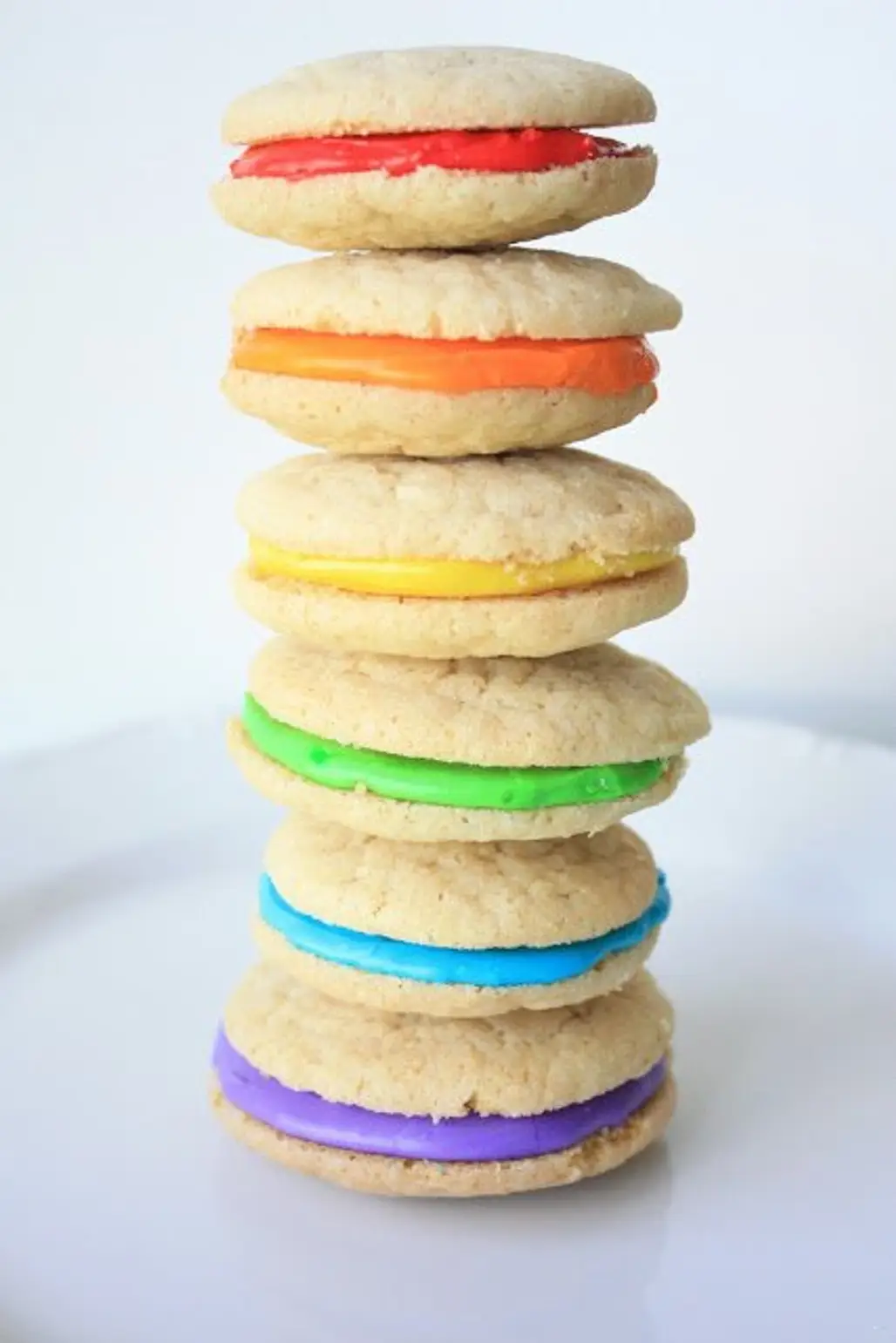 Double Vanilla Delight Rainbow Cookies