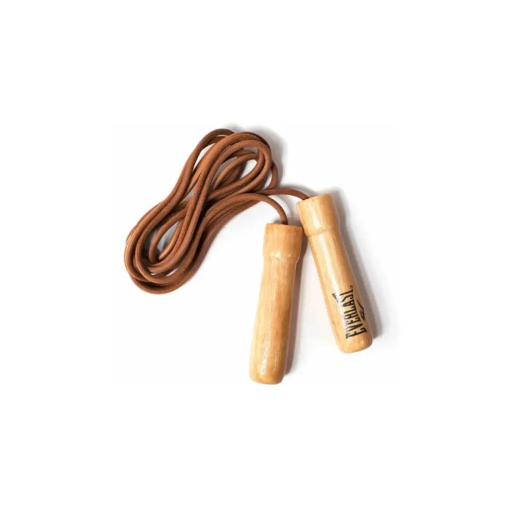 Everlast Leather Non-Weighted Jump Rope (8 Feet)