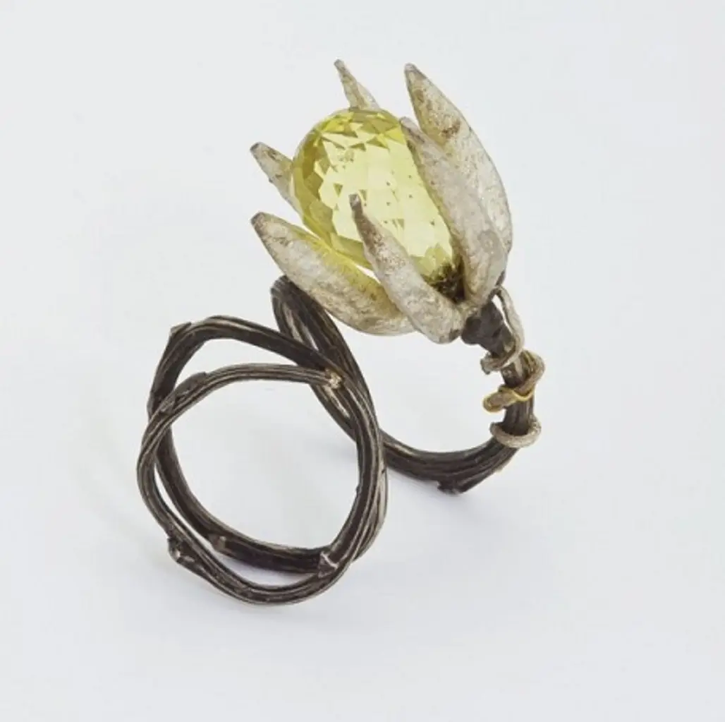 Funky Flower Cocktail Ring...