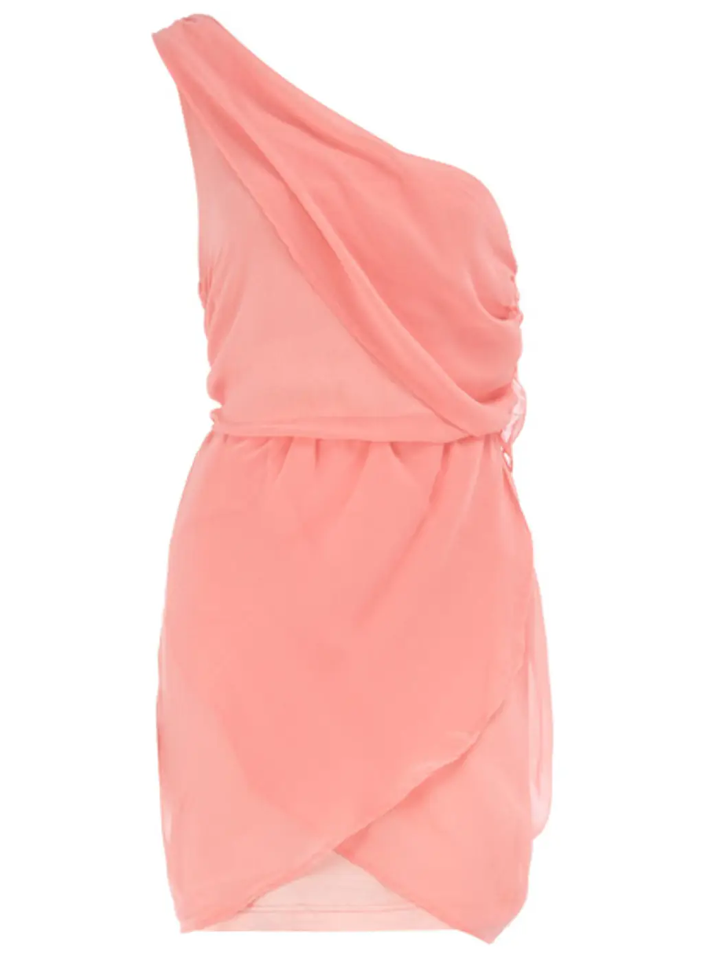 Dorothy Perkins Pink One Shoulder Dress