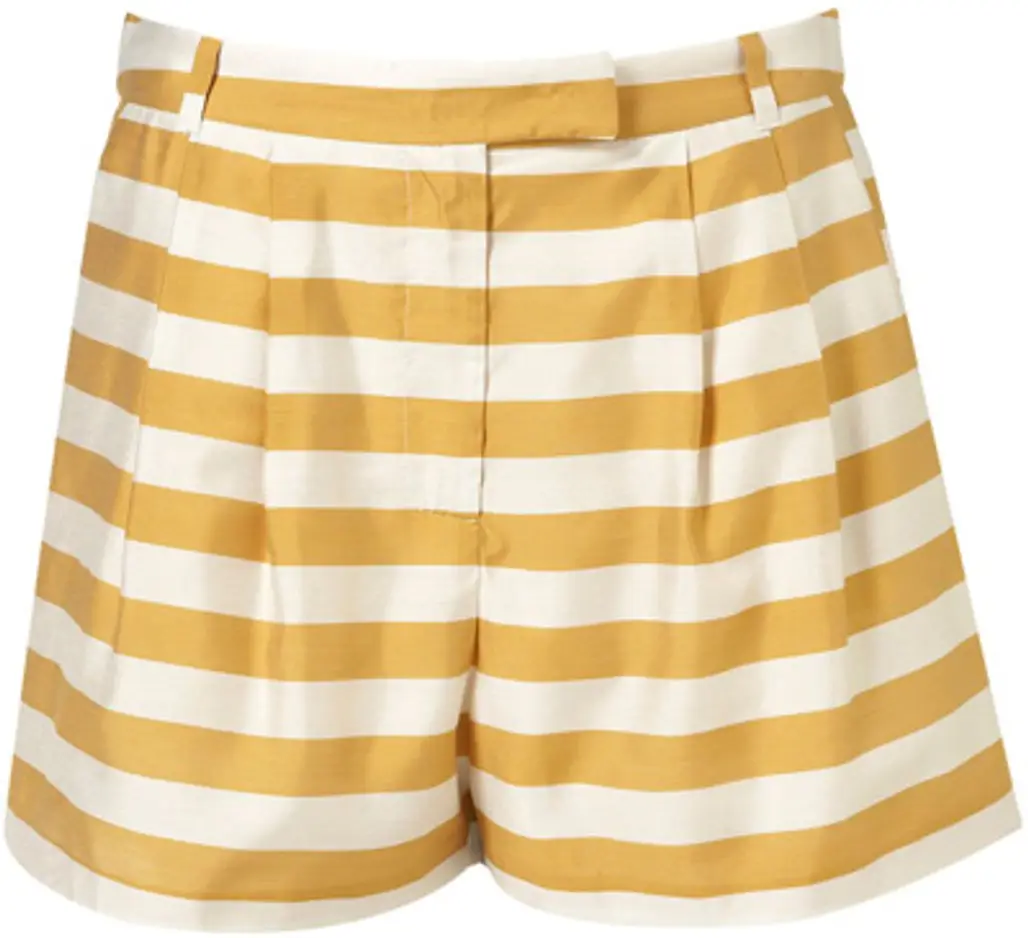 Topshop Co-ord Stripe Fluid Shorts