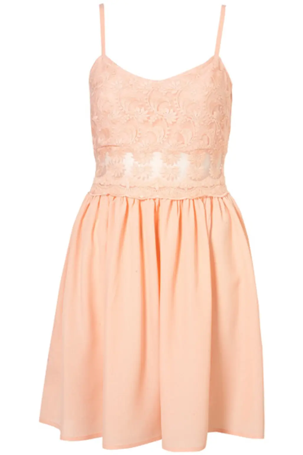 Topshop Lace Strappy Dress