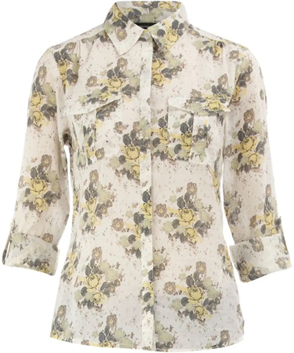 Dorothy Perkins Ivory Floral Shirt