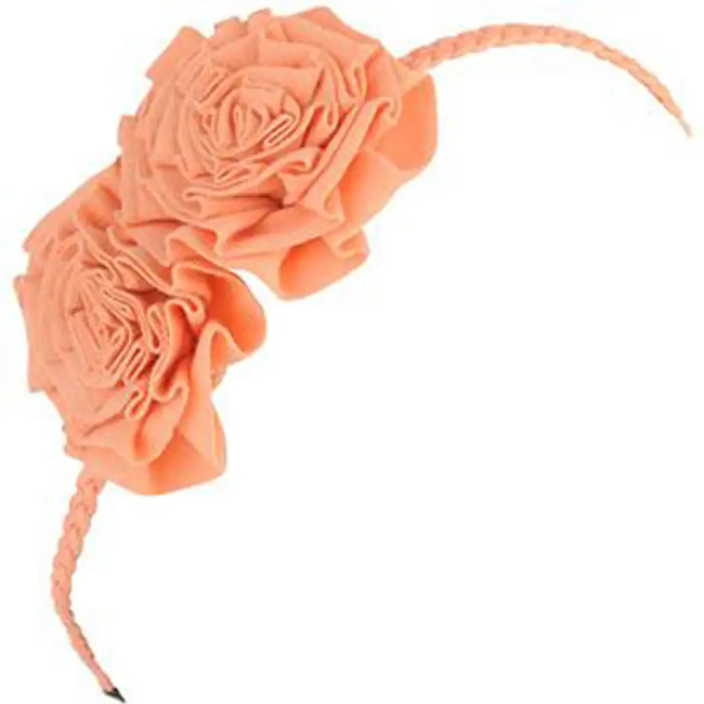 Leatherette Rosette Headband
