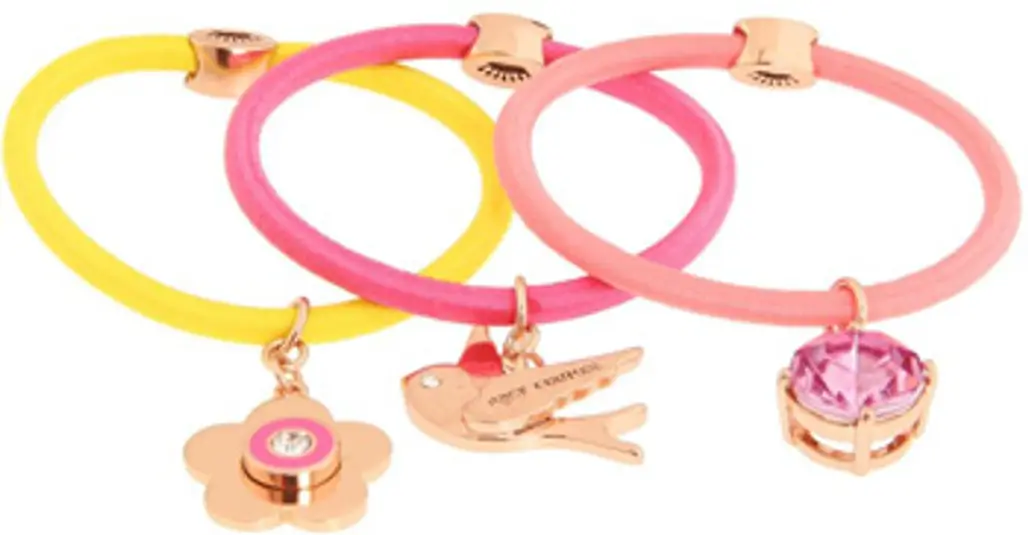 Juicy Couture Charm Elastic Bands