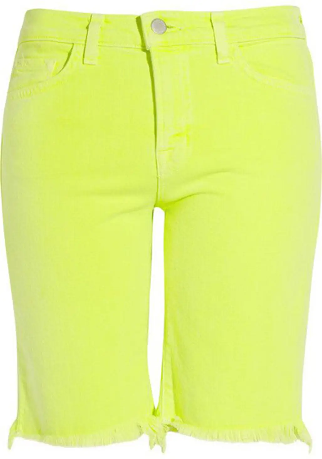 Neon Stretch-denim Shorts