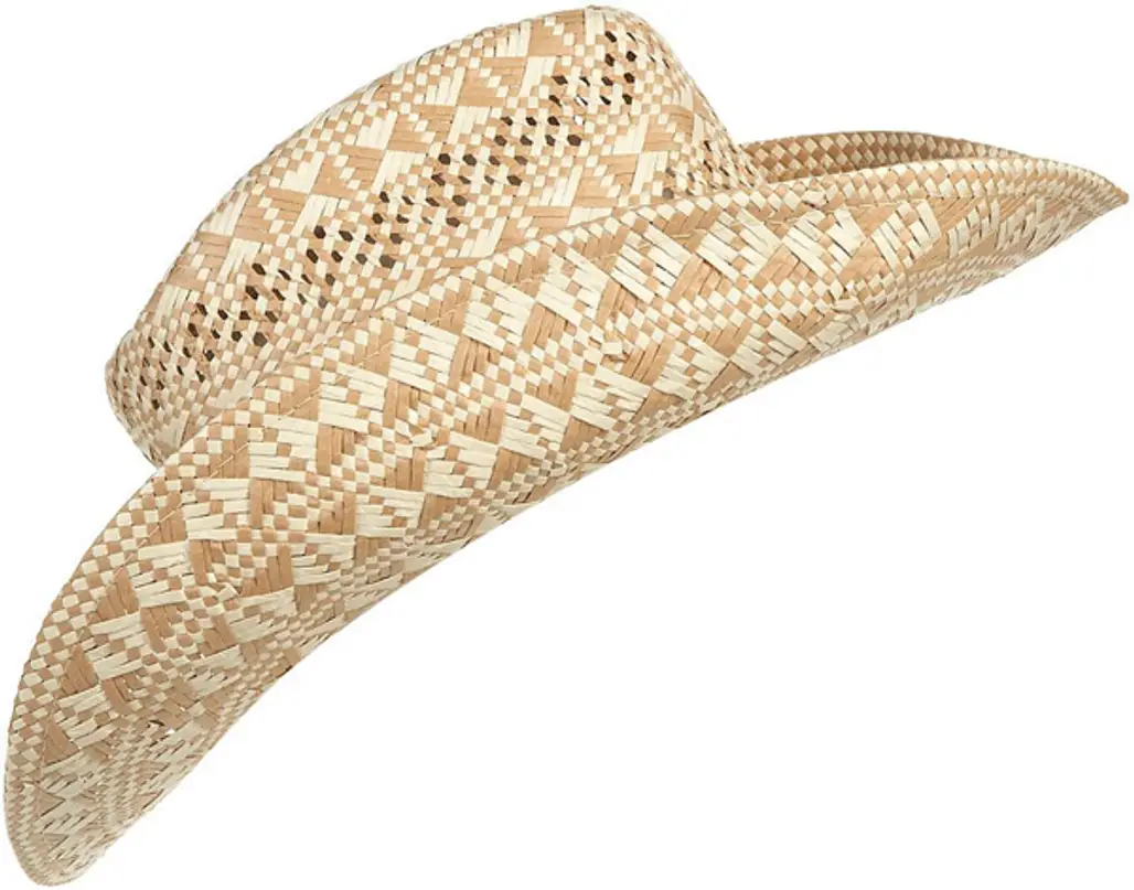 Aztec Straw Cowboy Hat