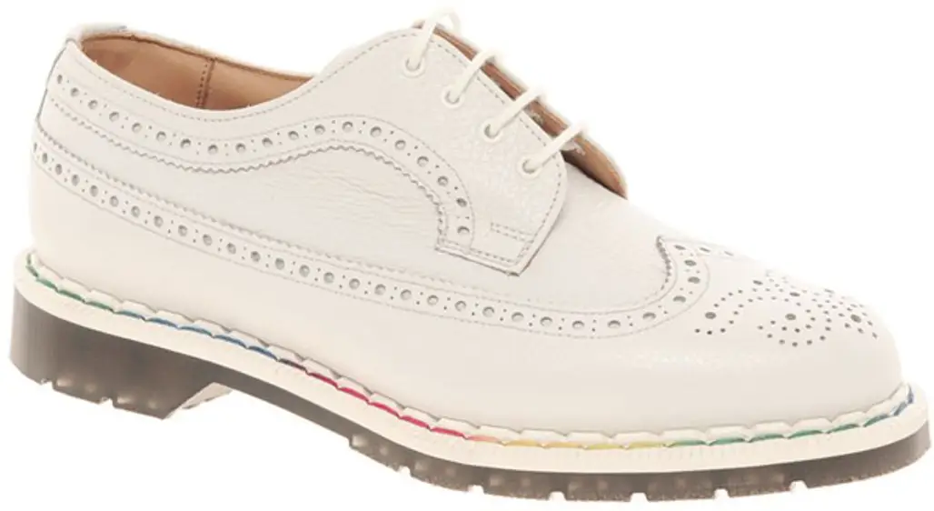 ASOS Premium Rocket Leather Brogues with Rainbow Stitching