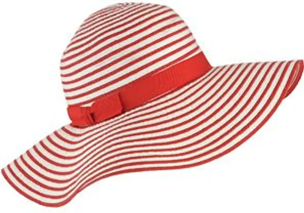 Striped Floppy Hat