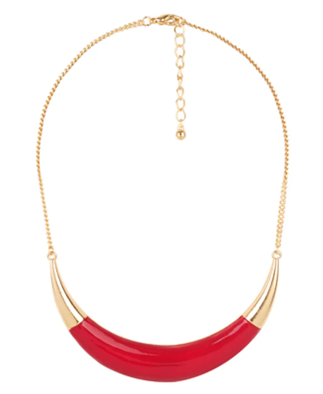 Lacquered Bib Necklace