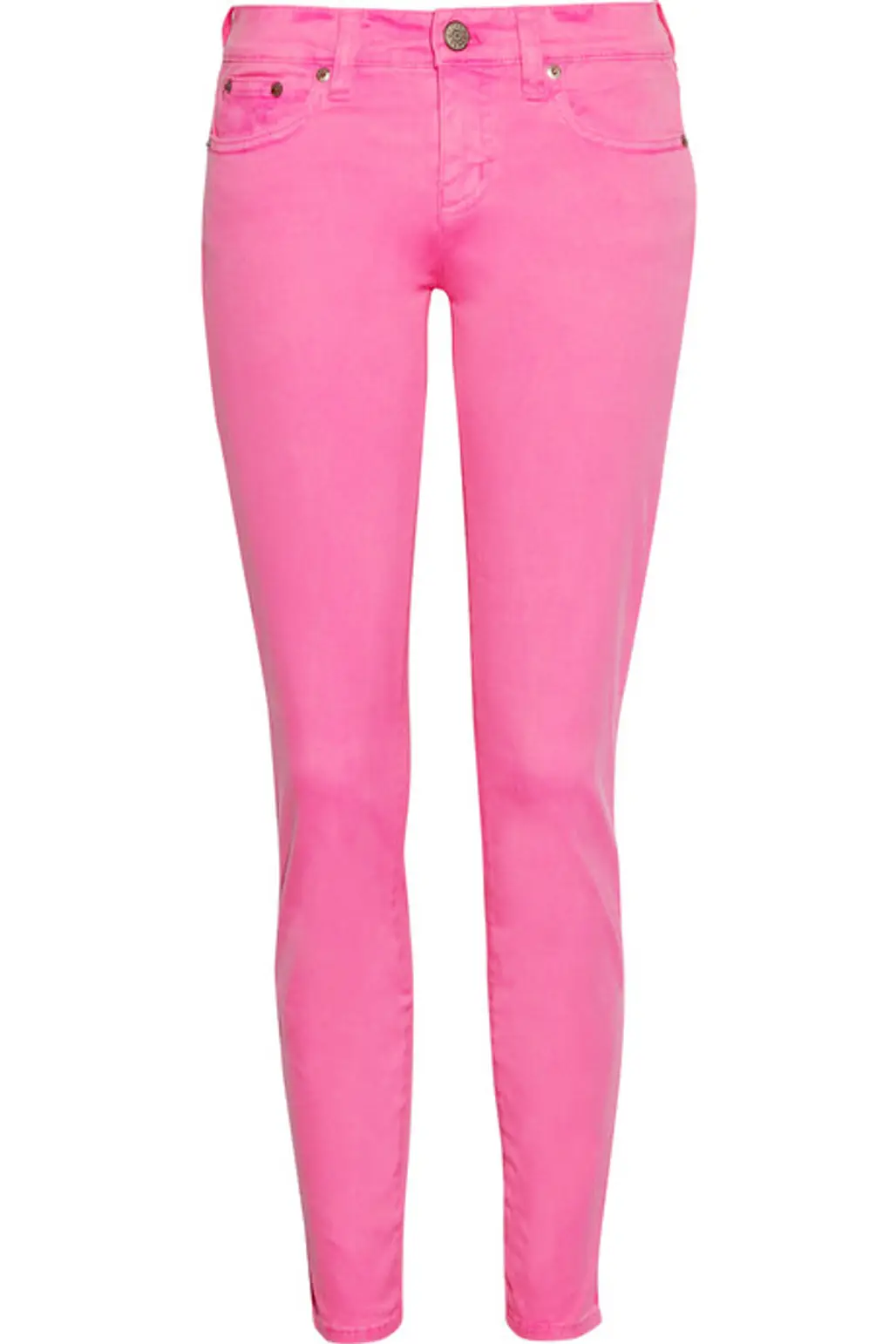 J.Crew Toothpick Cropped Neon Jeans