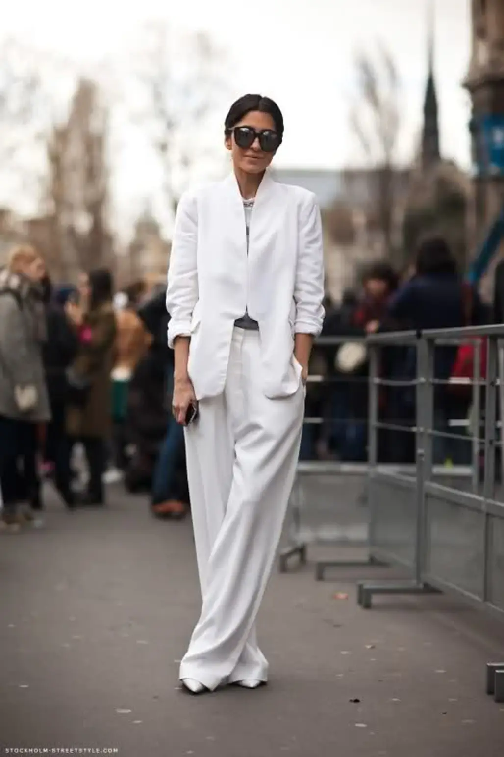 9 Fab Street Style Ways to Wear White Pants
