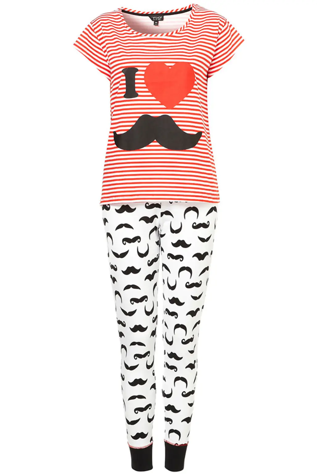 Moustache Tee and Trouser Set