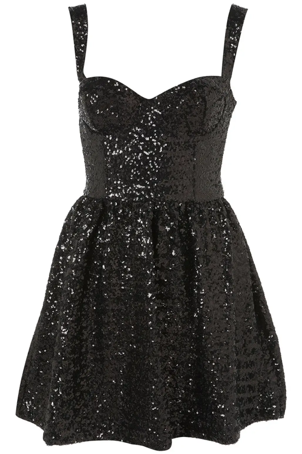 Sequin Strappy Prom Dress