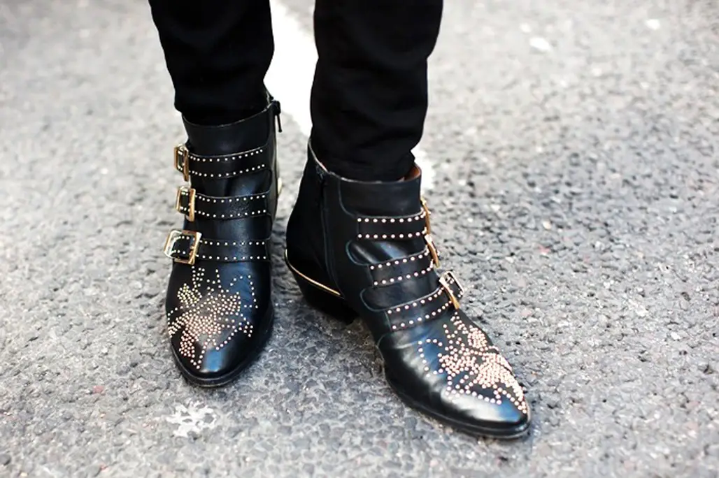 Chloé ‘Susan’ Studded Ankle Boots