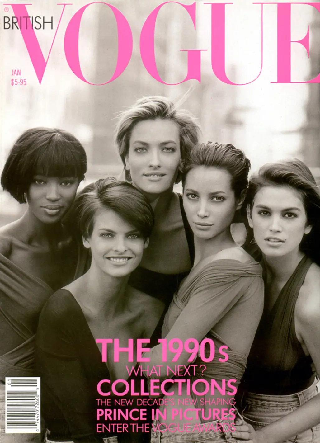 Vogue’s 1990 Supermodel Cover