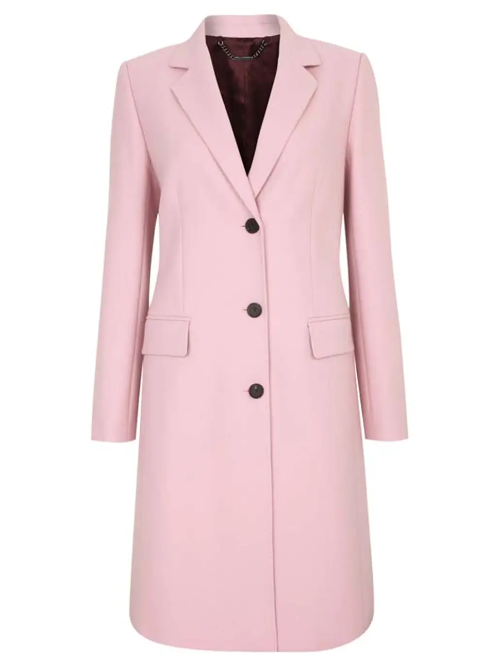Pink Button down Coat