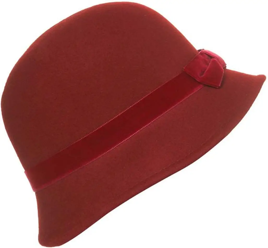 Velvet Trimmed Hat