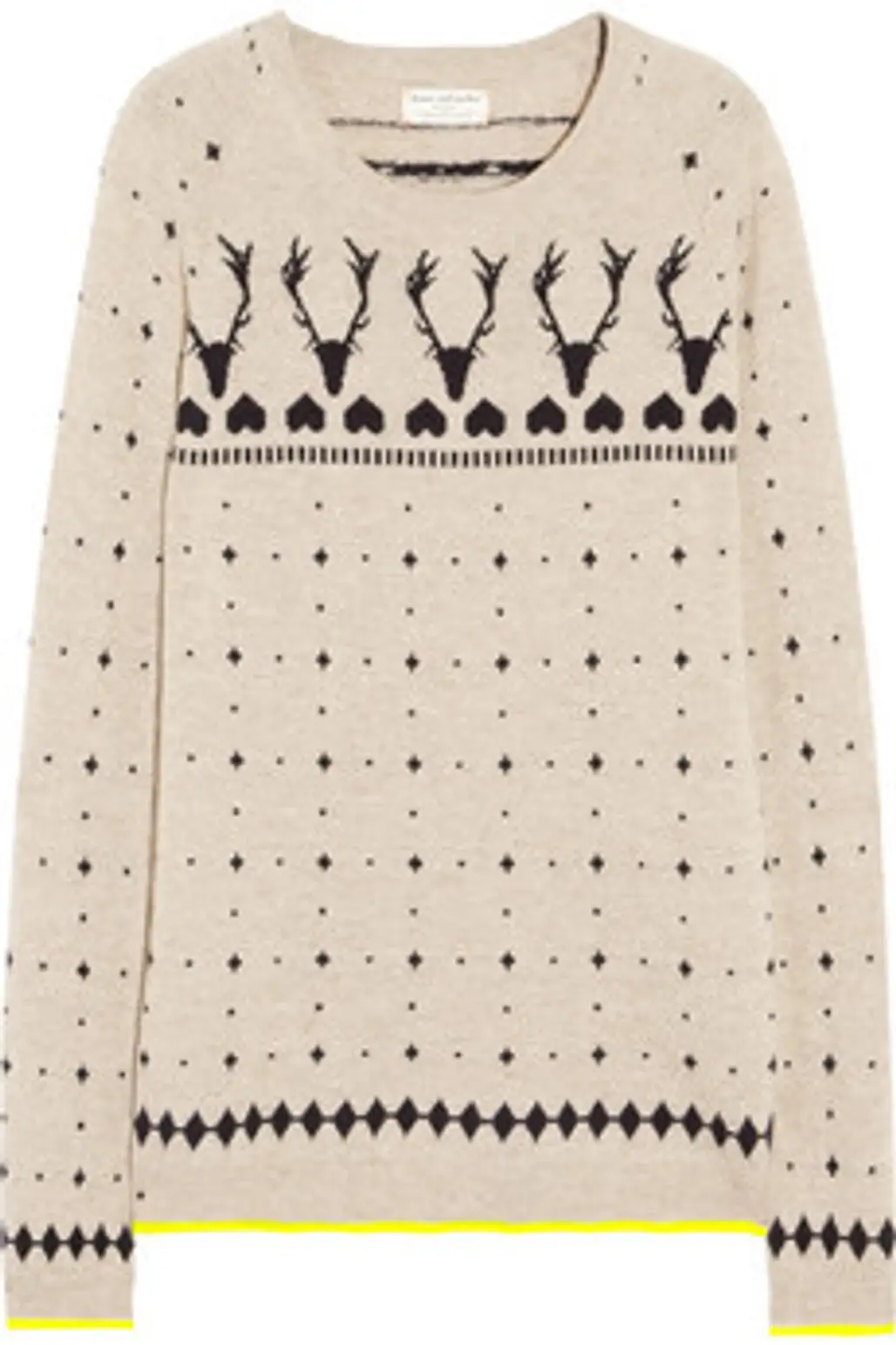 Reindeer Print Sweater