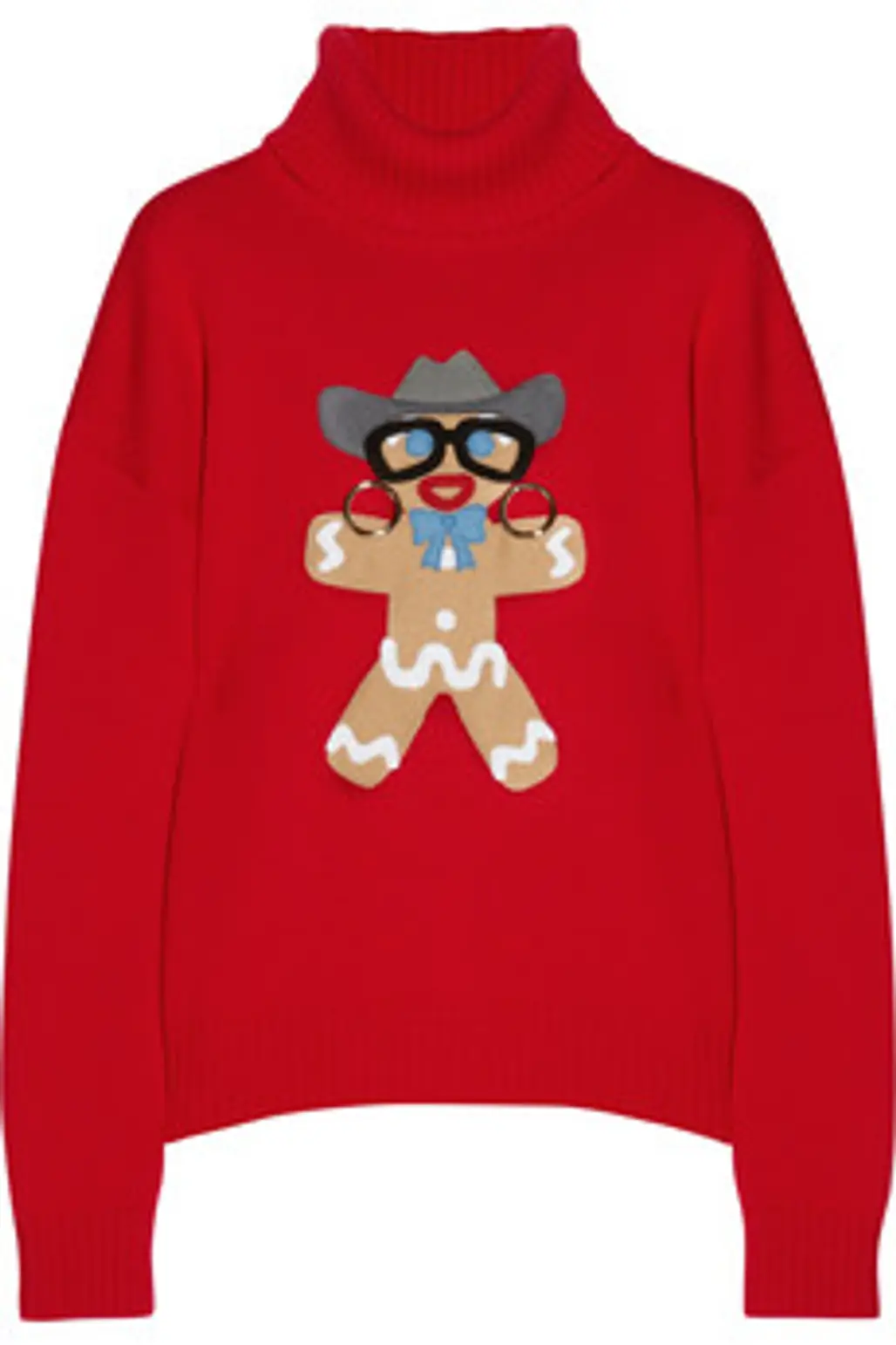 Gingerbread Print Sweater