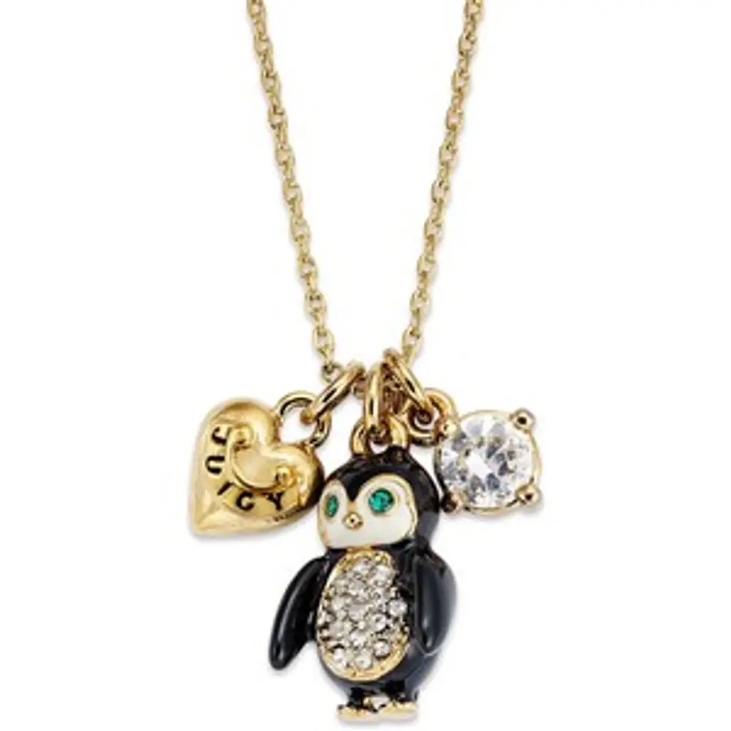 Juicy Couture Penguin Mini Critter Necklace