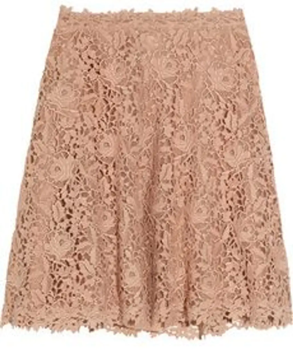 Flared Lace Skirt