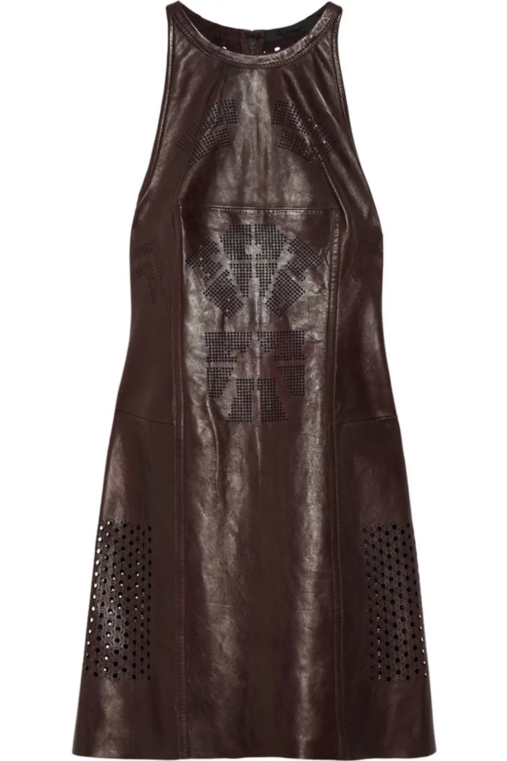 Leather Halter Dress