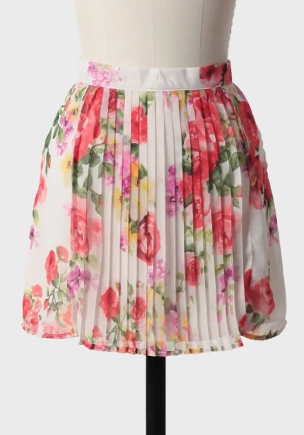 Wild Rose Pleated Skirt