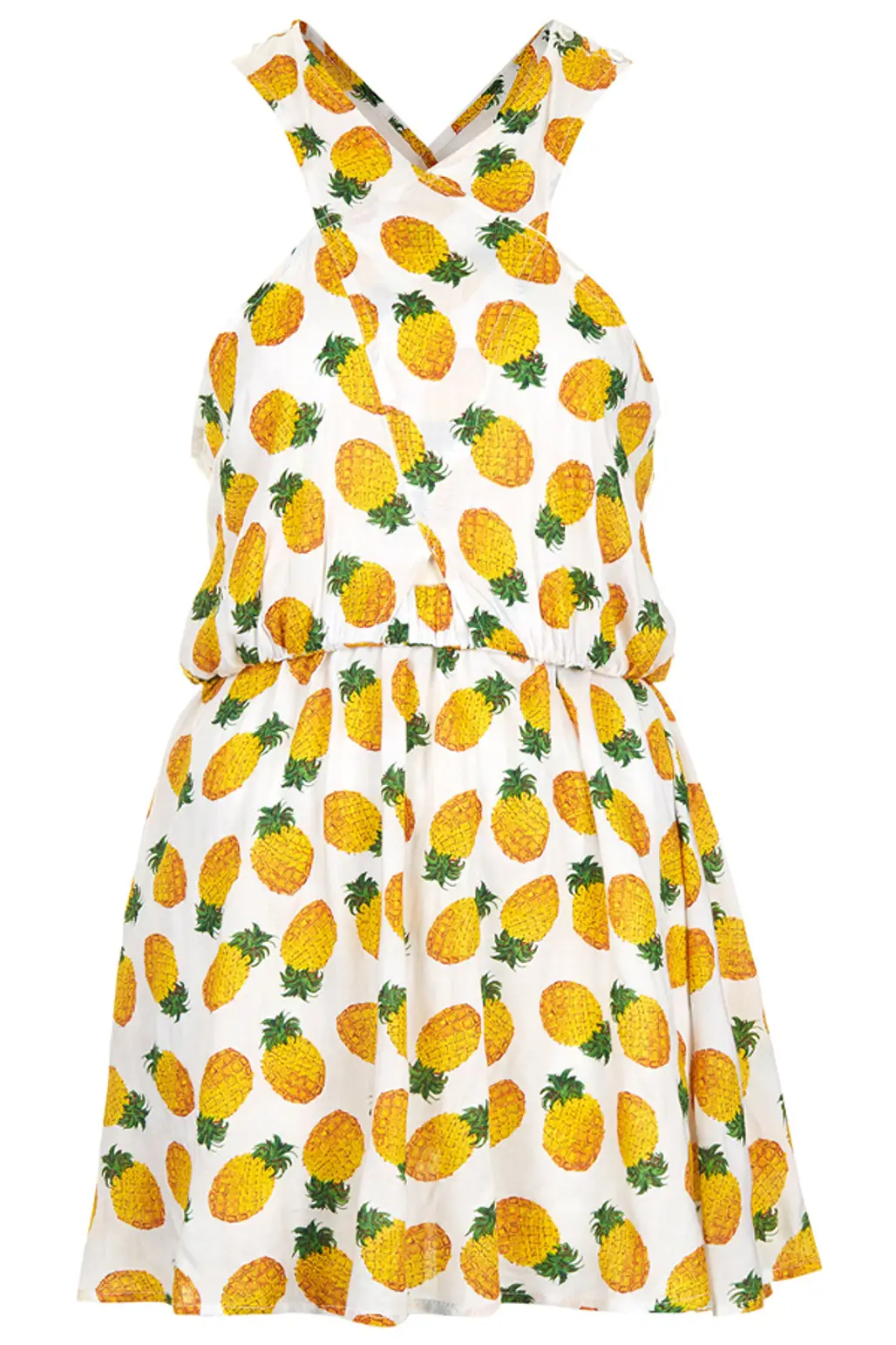Pineapple Print Dress