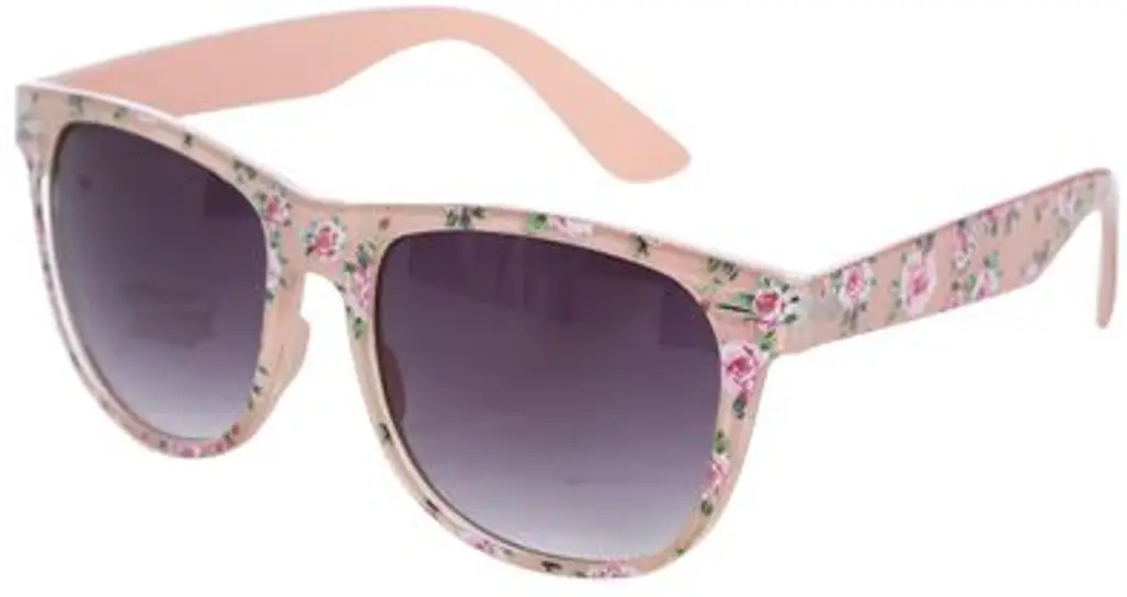 Pretty Floral Sunglasses by Wet Seal