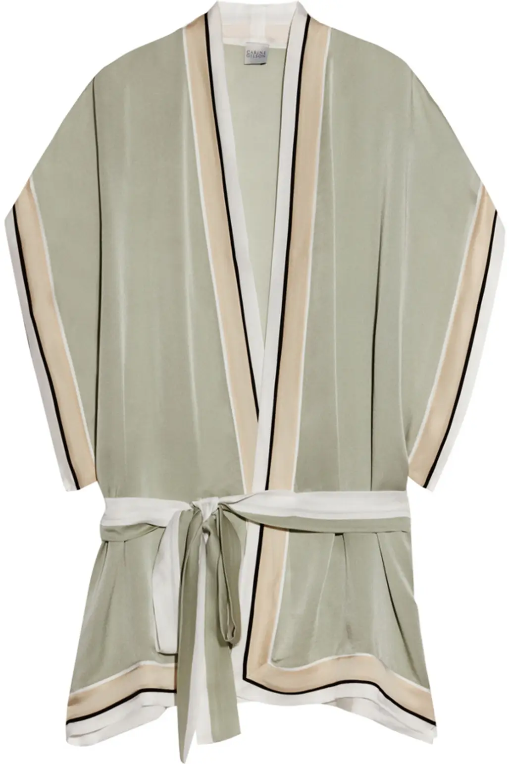 Striped Silk Kimono