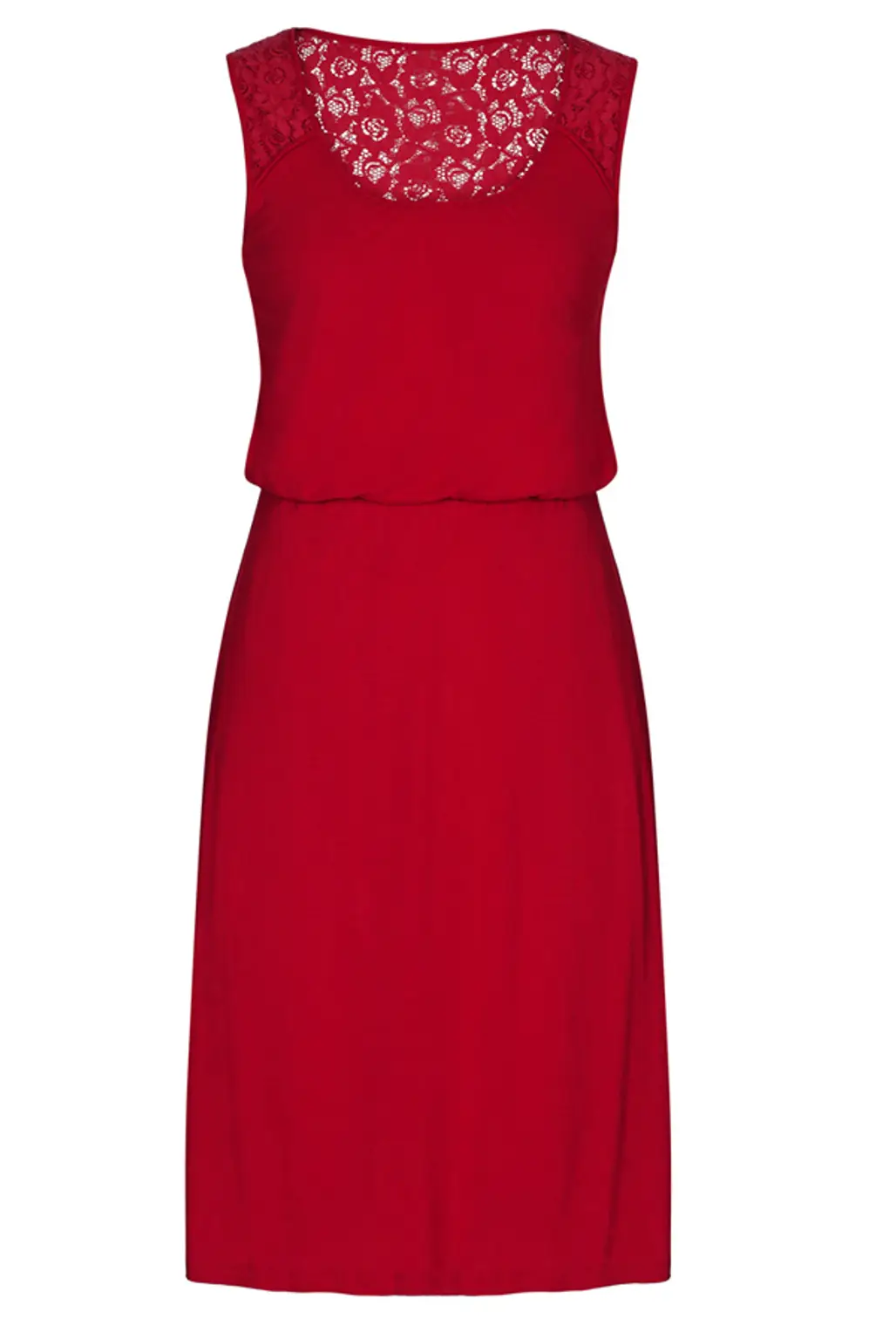 Long Tall Sally (LTS) Red Lace Back Summer Dress