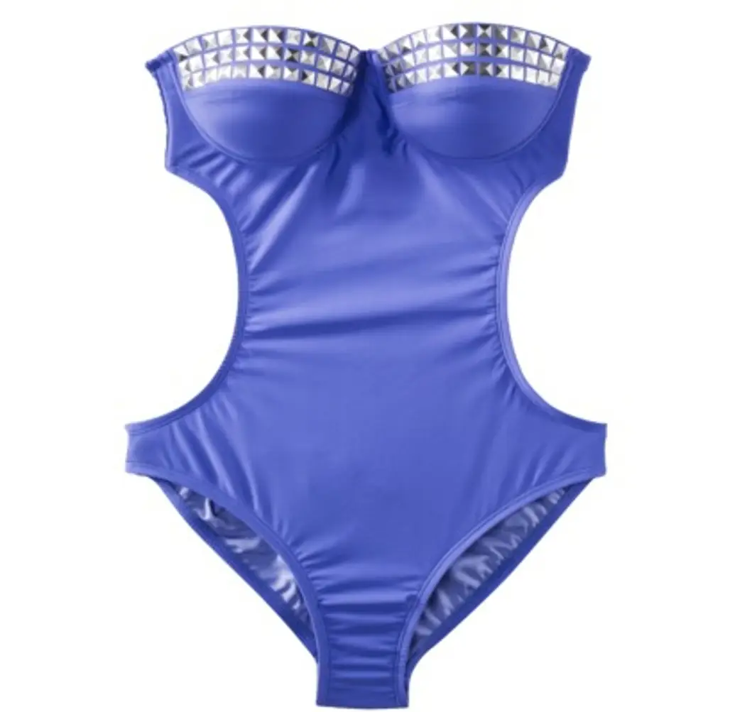Xhilaration® Junior's Studded Monokini in Blue - Target