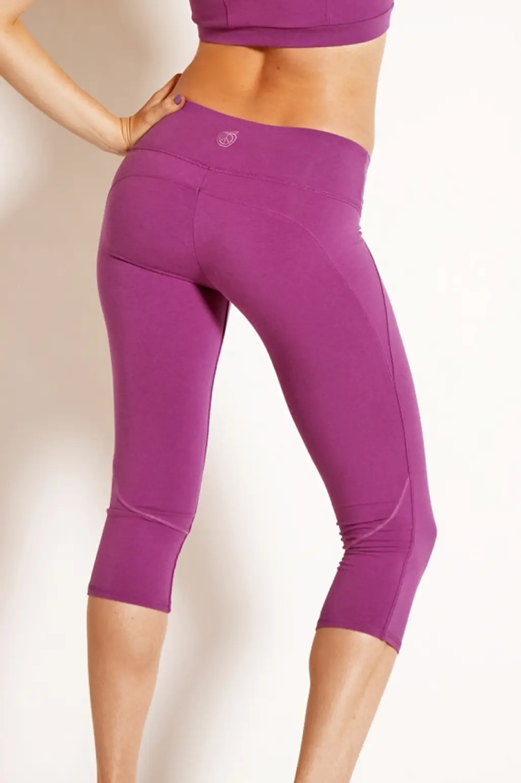 Leggings with Side Tunnel and Contrast Back Yoke