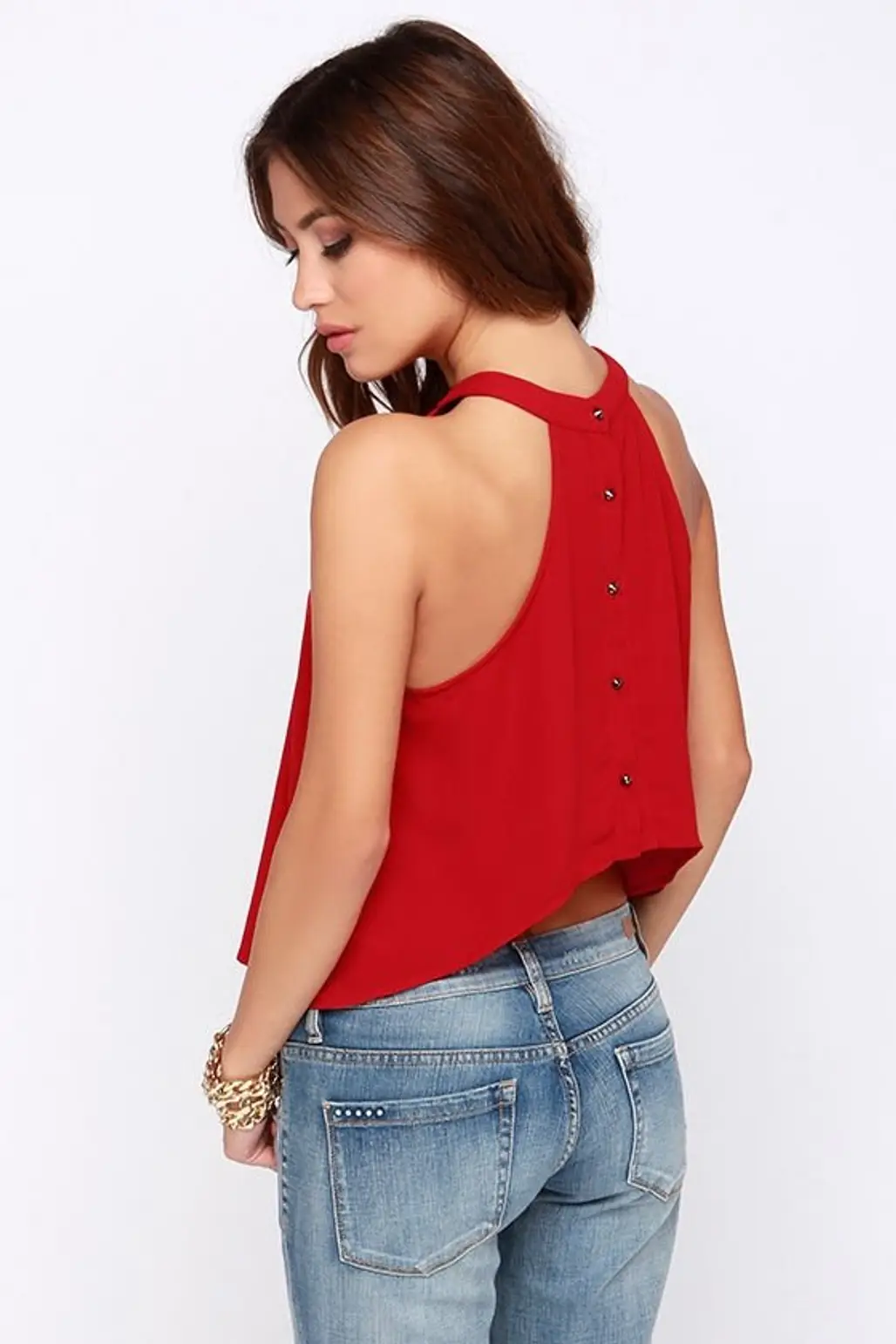 Spike the Punch Red Crop Top