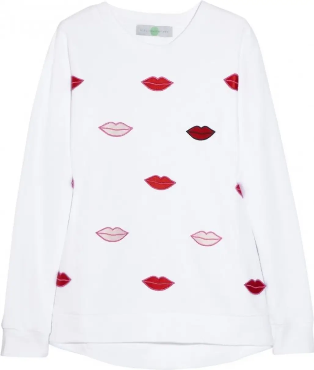 Stella McCartney Appliqué Cotton Sweatshirt