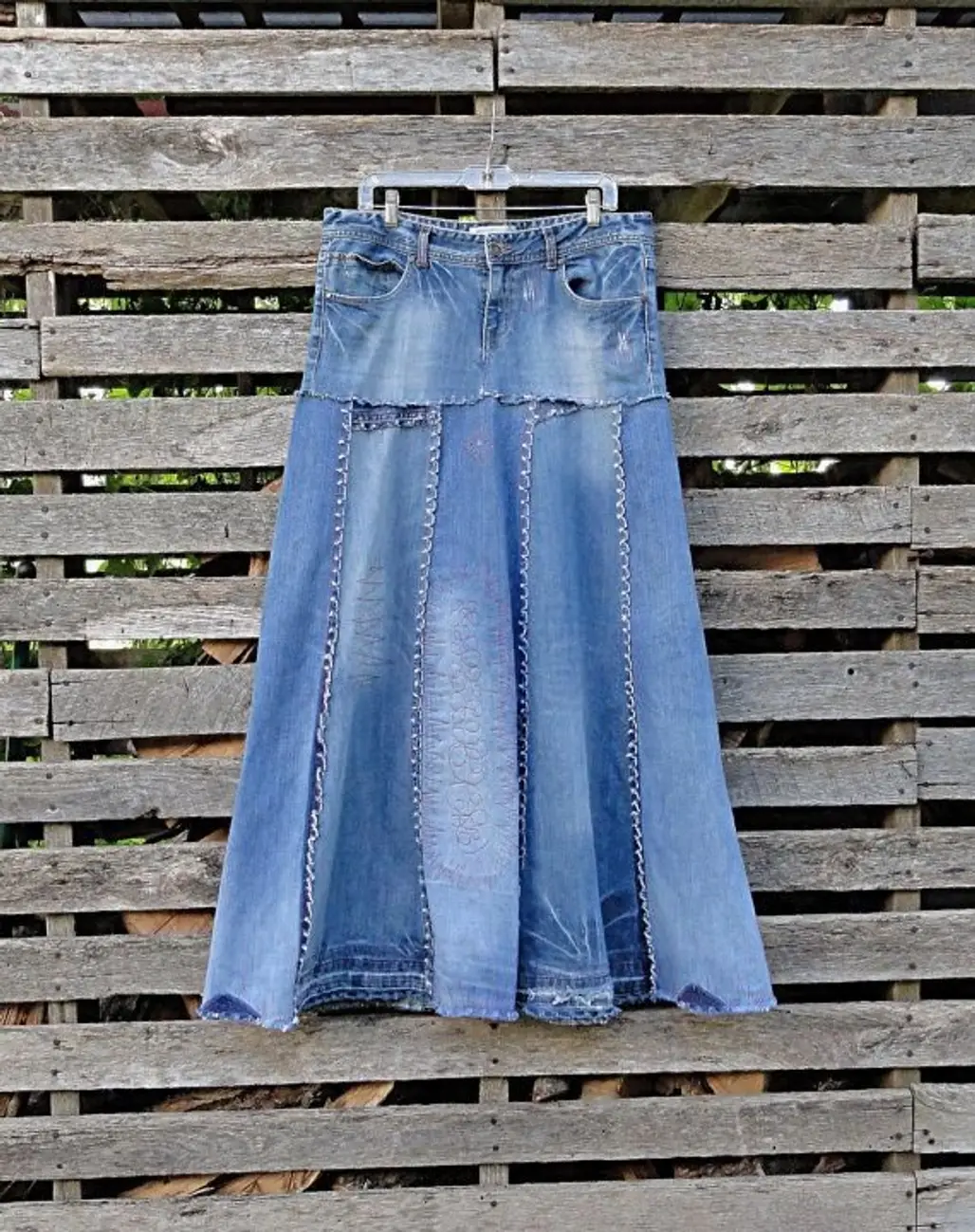Recycled Denim Skirt