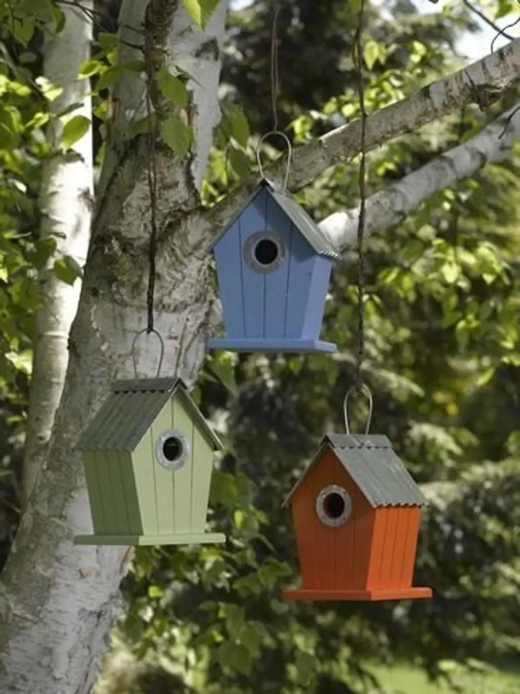 Tiny Hanging Birdhouses