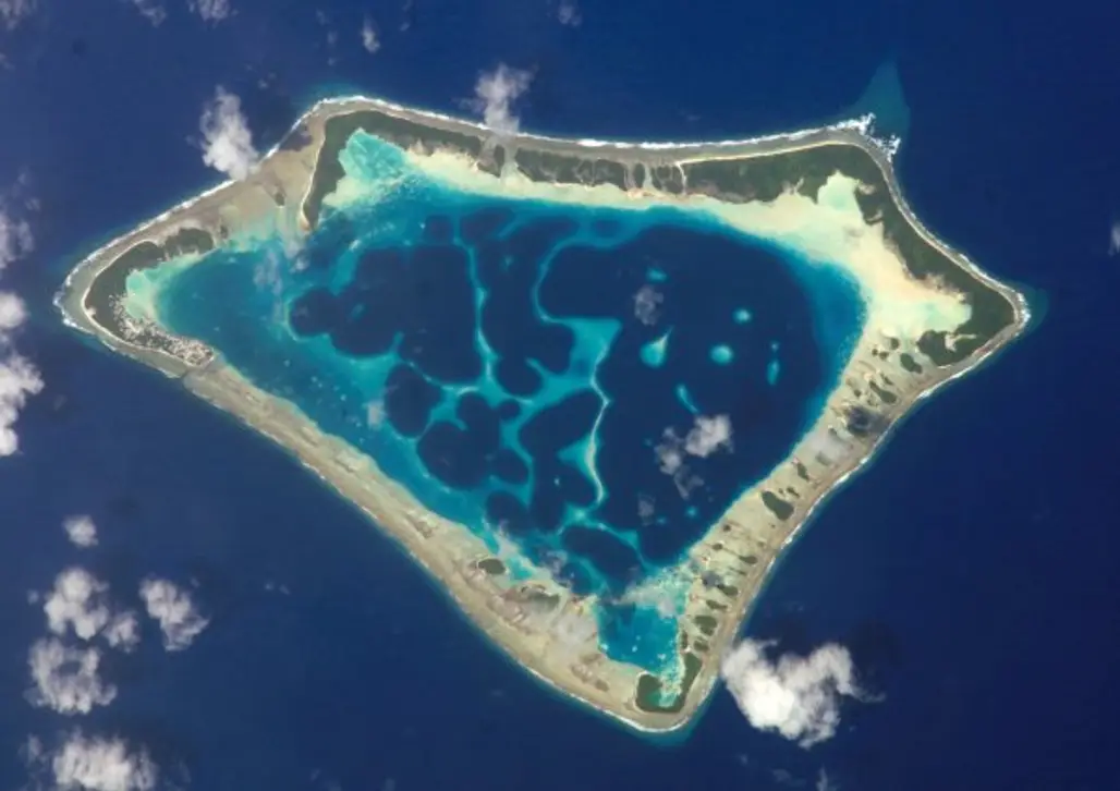 The Atoll from Outer Space, the Maldives, Indian Ocean