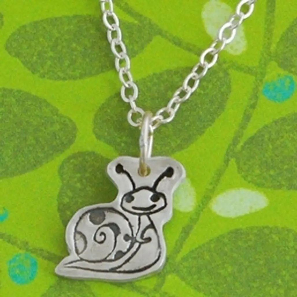 Little Happy Snail Necklace