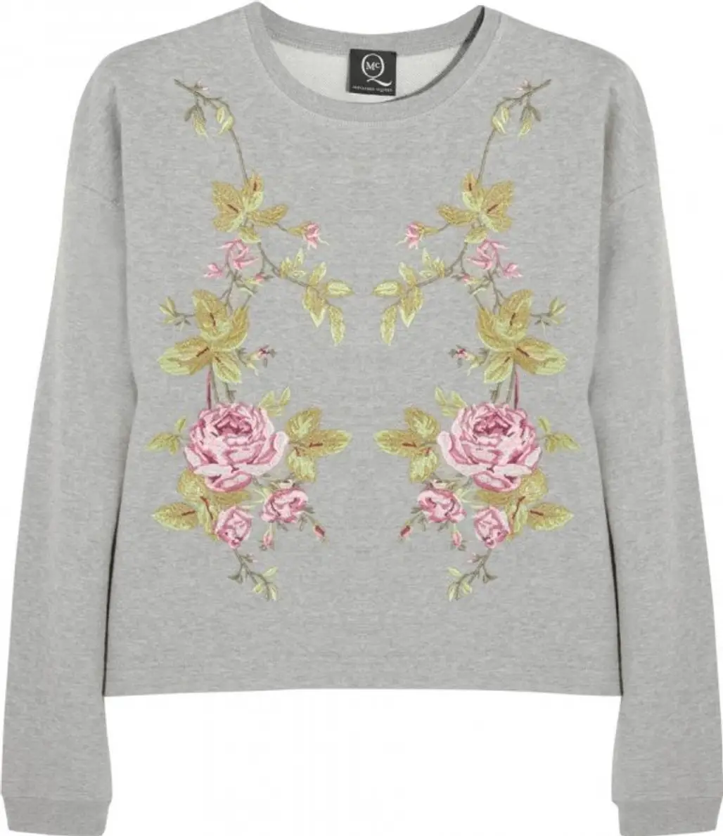 McQ Alexander McQueen Floral Sweatshirt