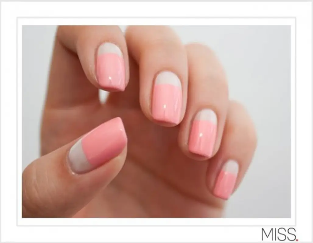Do a Deep Dip by Taking the Color Almost to Your Cuticles