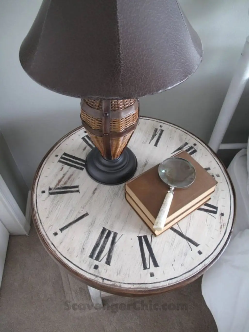 Clock Table from a Flea Market Find