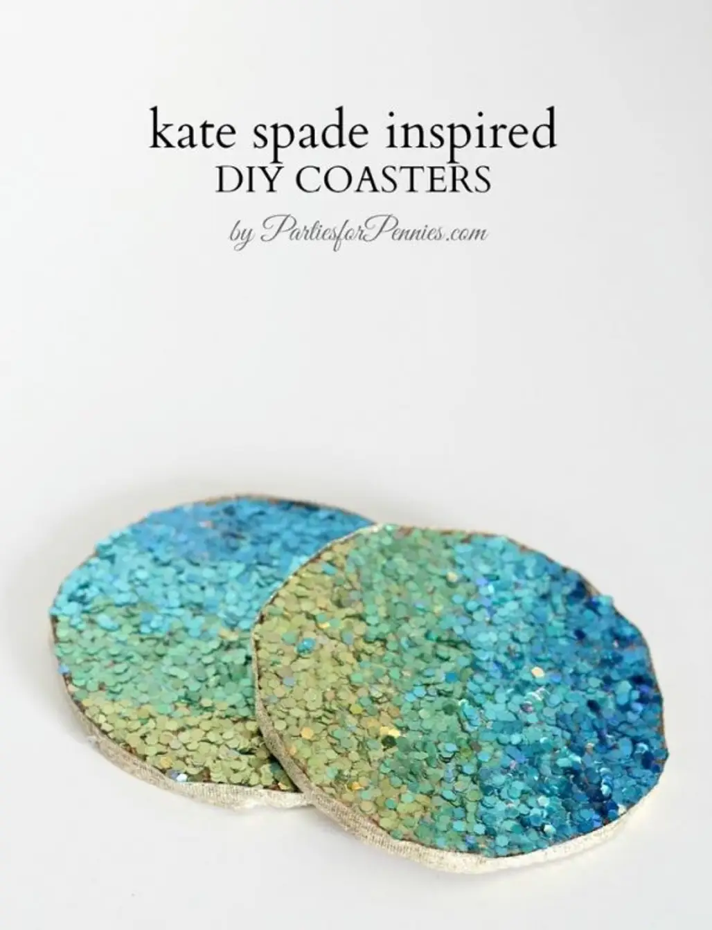Kate Spade Inspired DIY Coasters