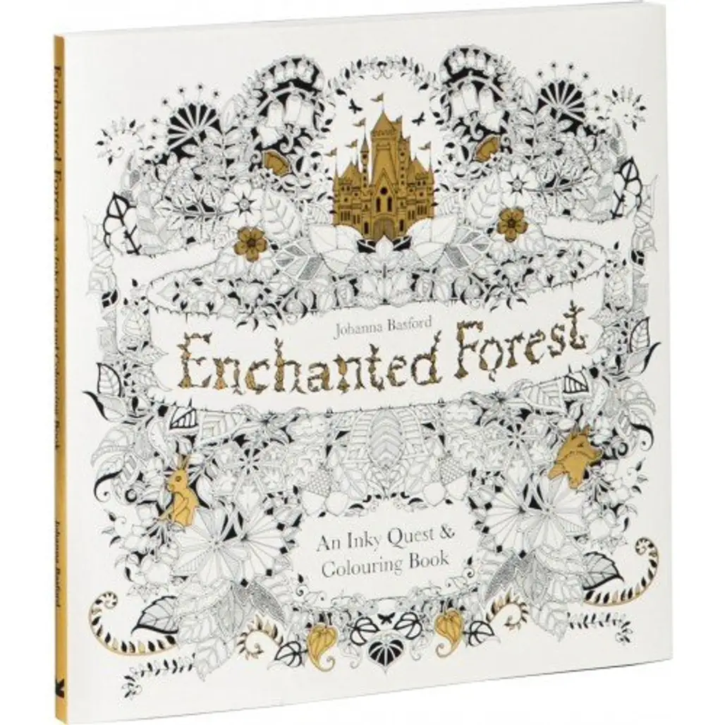 Enchanted Forest: an Inky Quest & Coloring Book