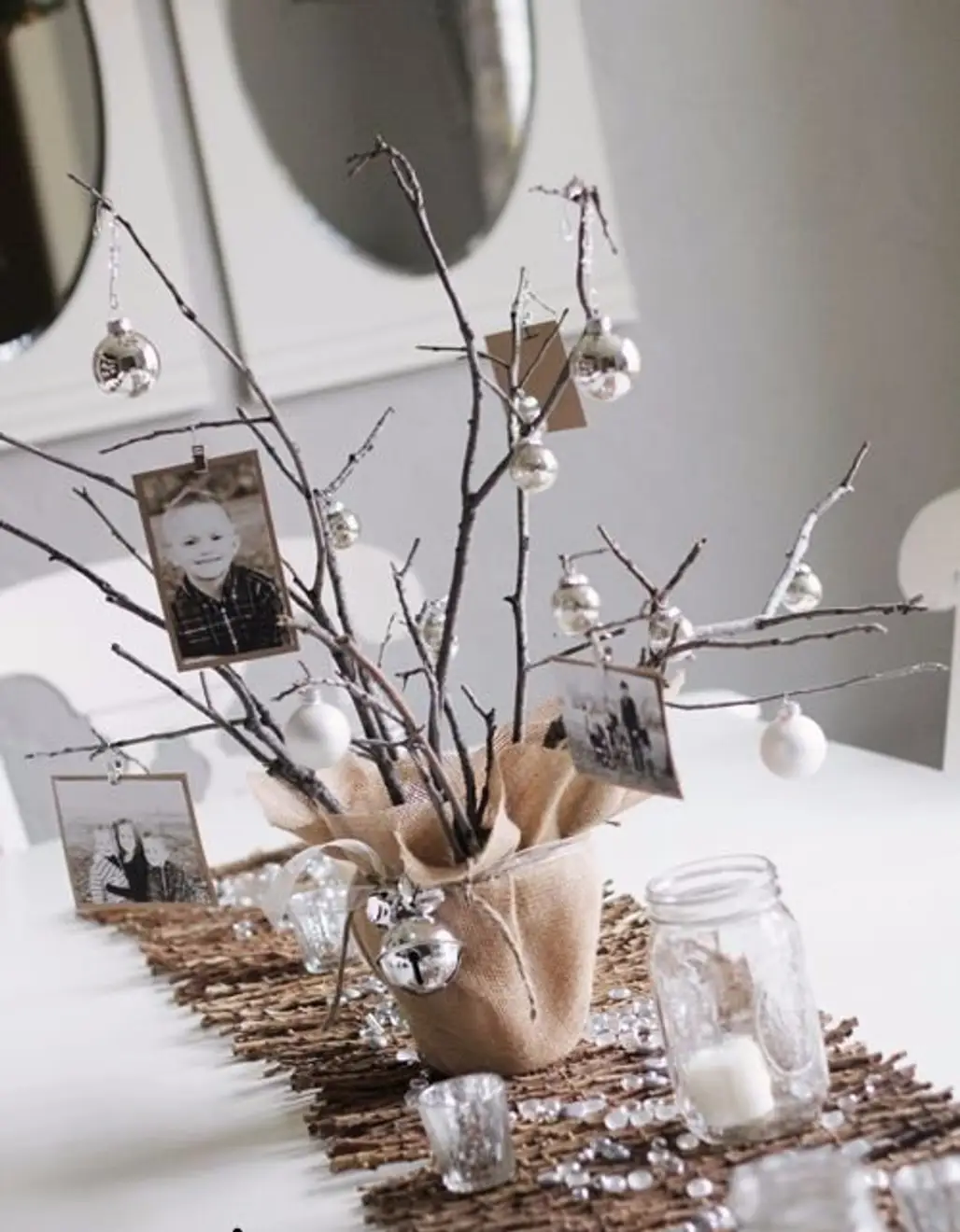 Make a DIY Photo Tree Centerpiece for Christmas (or Any Other Holiday)