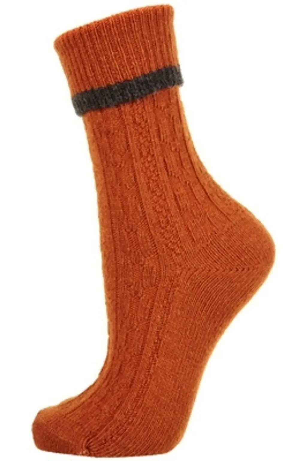 Topshop Cable Knit Ankle Socks