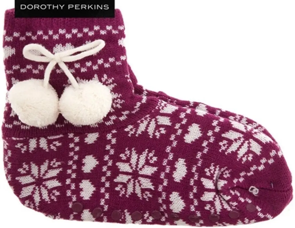 Dorothy Perkins Fairisle Slipper Socks