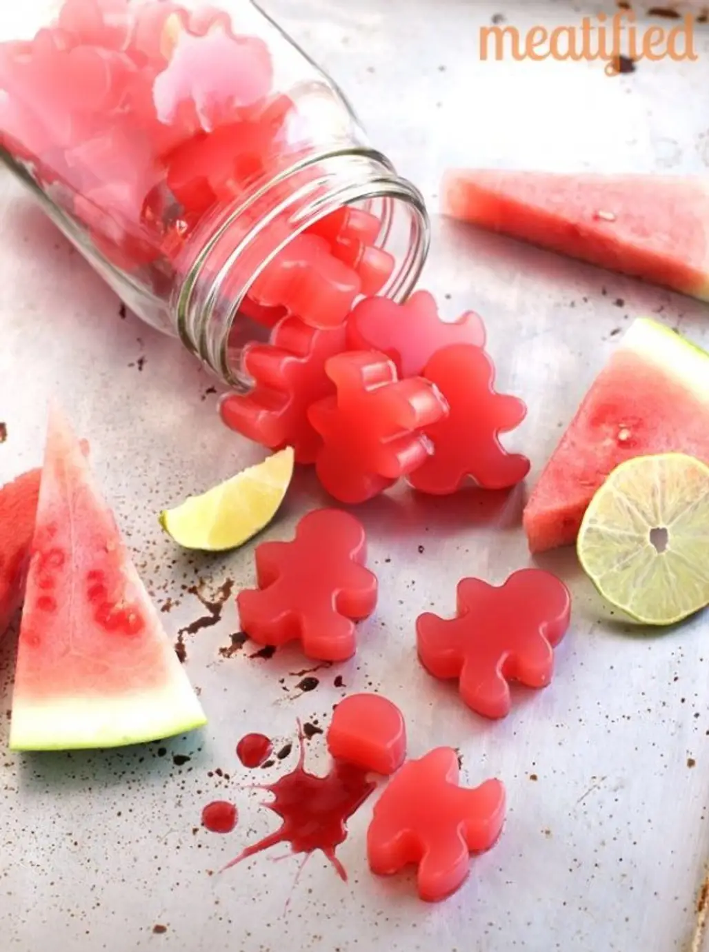 Sour Watermelon Homemade Gummies